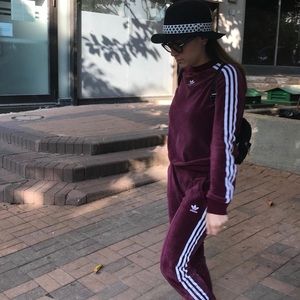 adidas velvet set